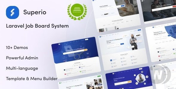 Superio v2.6.0 – Laravel 求职门户插图