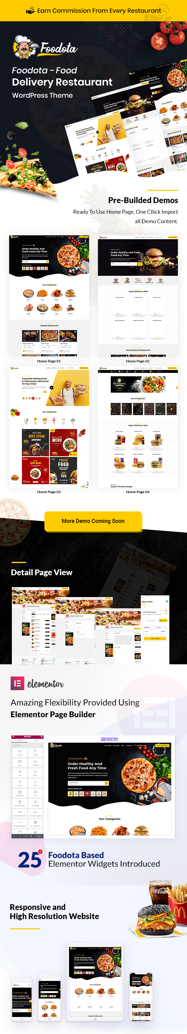 Foodota v1.0.8 – WordPress在线外卖主题插图(1)