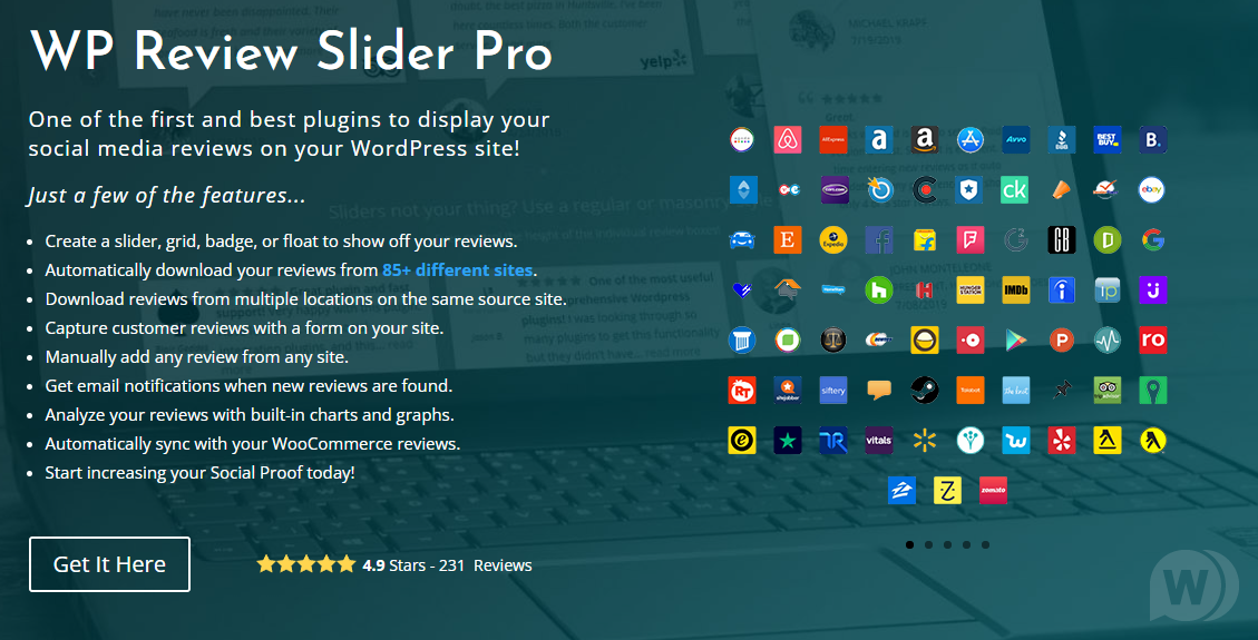 WP Review Slider Pro (Premium) v12.3.1（已汉化）插图