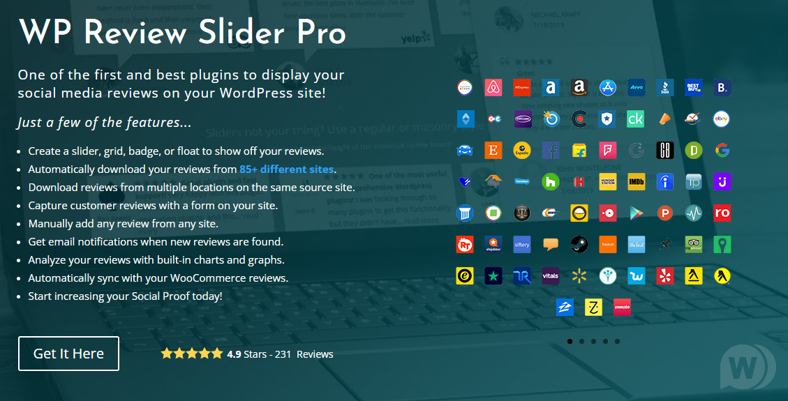 WP Review Slider Pro (Premium) v12.0.0（已汉化）插图