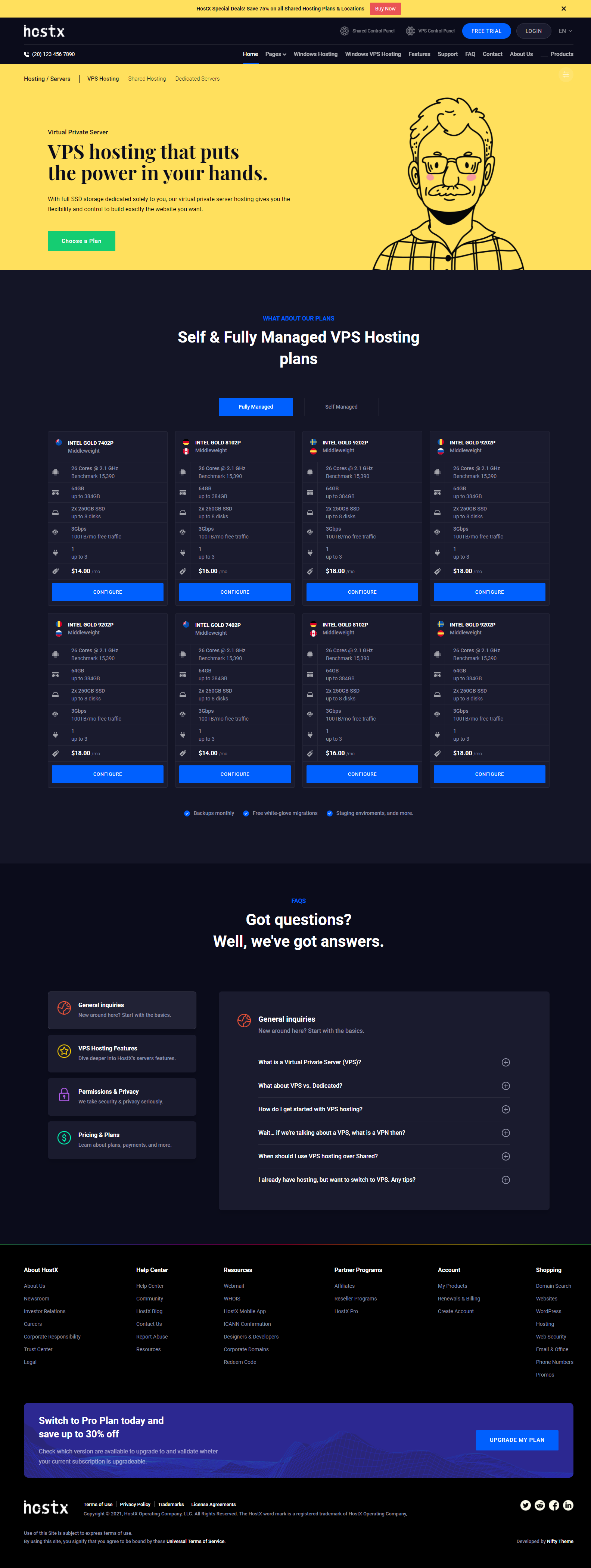 HostX v2.2.1 – 高级托管模板插图(5)