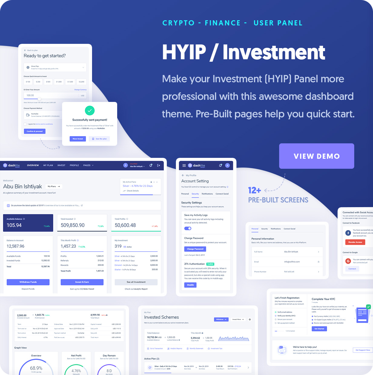 DashLite v3.2.3 – Bootstrap 响应式管理面板模板插图(4)