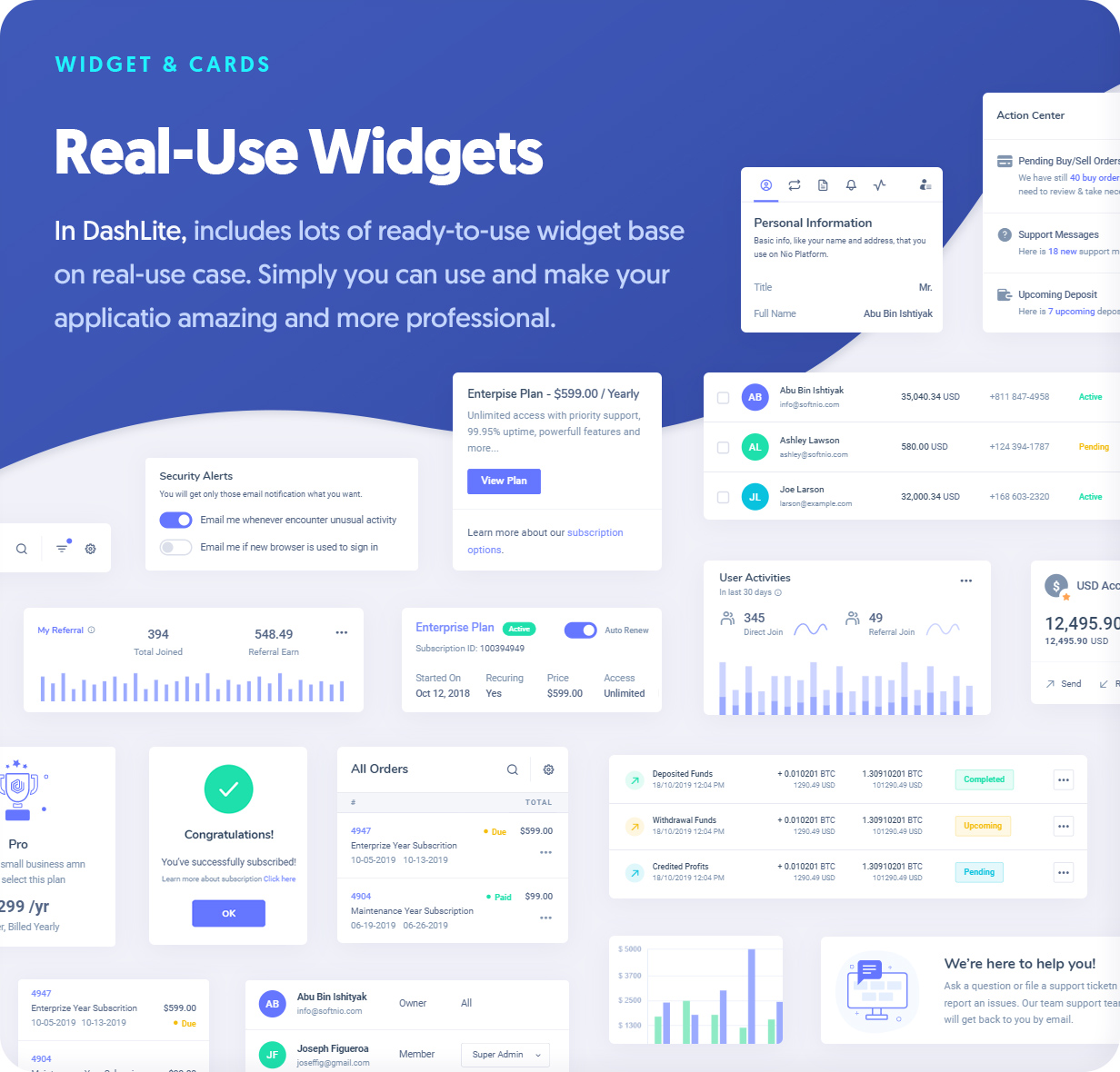 DashLite v3.2.3 – Bootstrap 响应式管理面板模板插图(8)