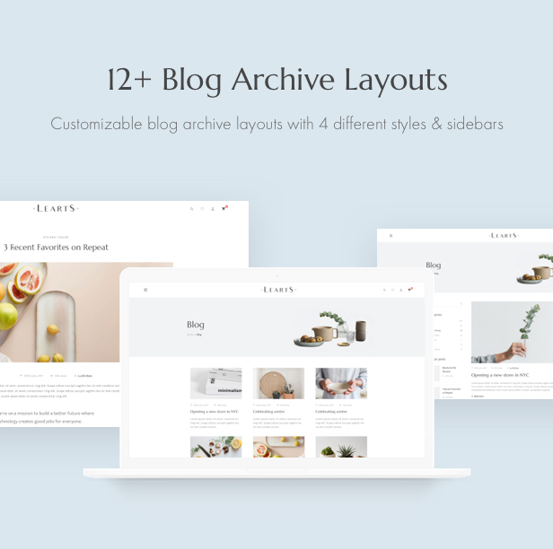 LeArts v1.8.4 – 手工商店 WooCommerce WordPress 主题插图(3)