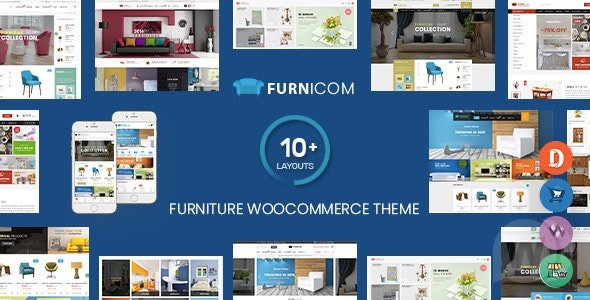 Furnicom v2.0.17 – 配件和家具在线商店的模板插图
