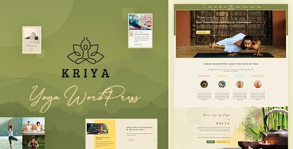Kriya v3.3 – WordPress瑜伽主题插图
