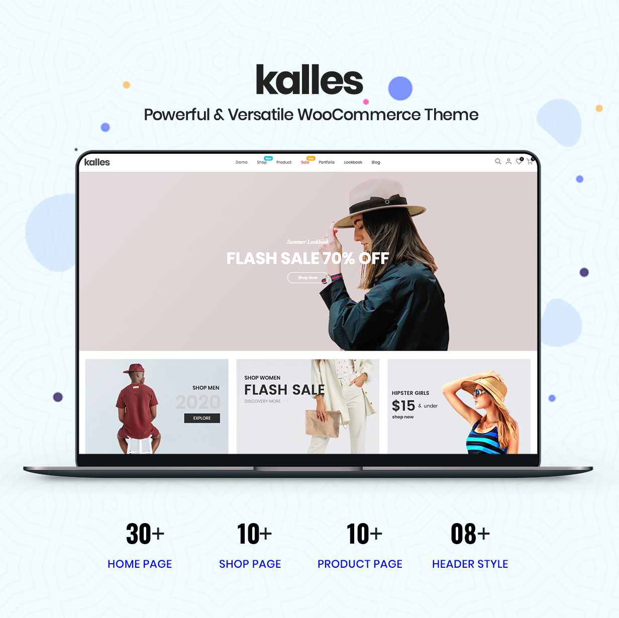 Kalles v1.1.7.1 – 通用 WooCommerce 主题插图(1)