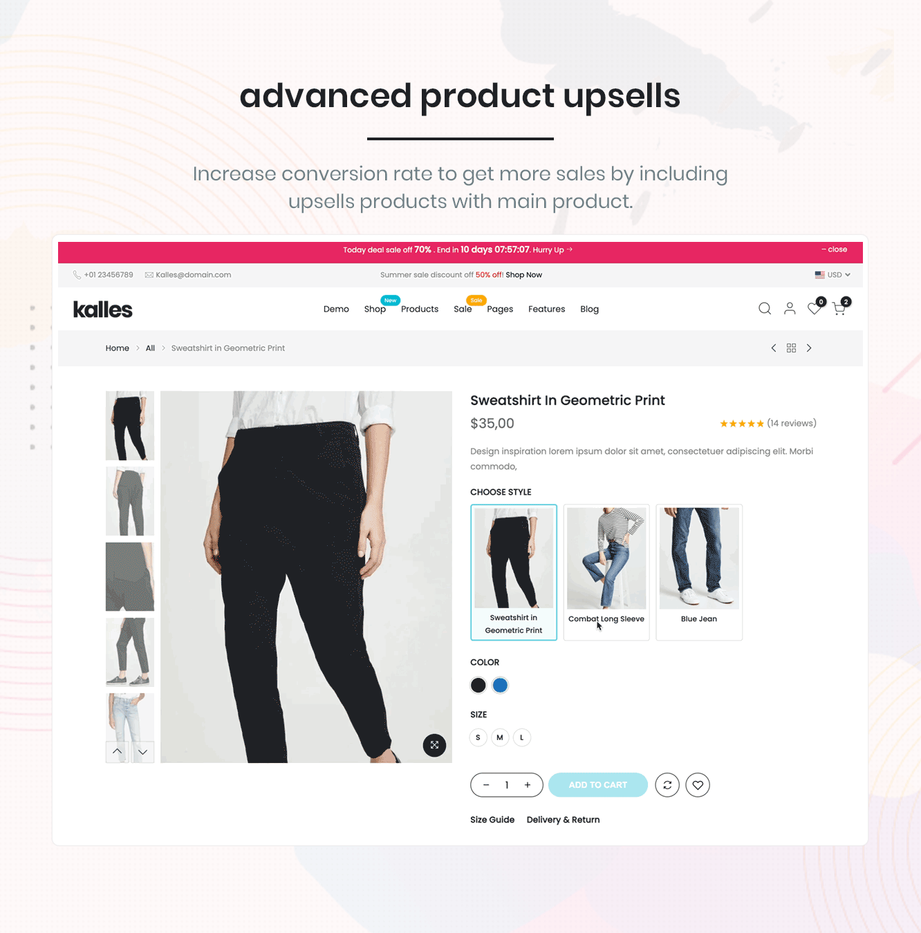Kalles v1.1.7.1 – 通用 WooCommerce 主题插图(4)