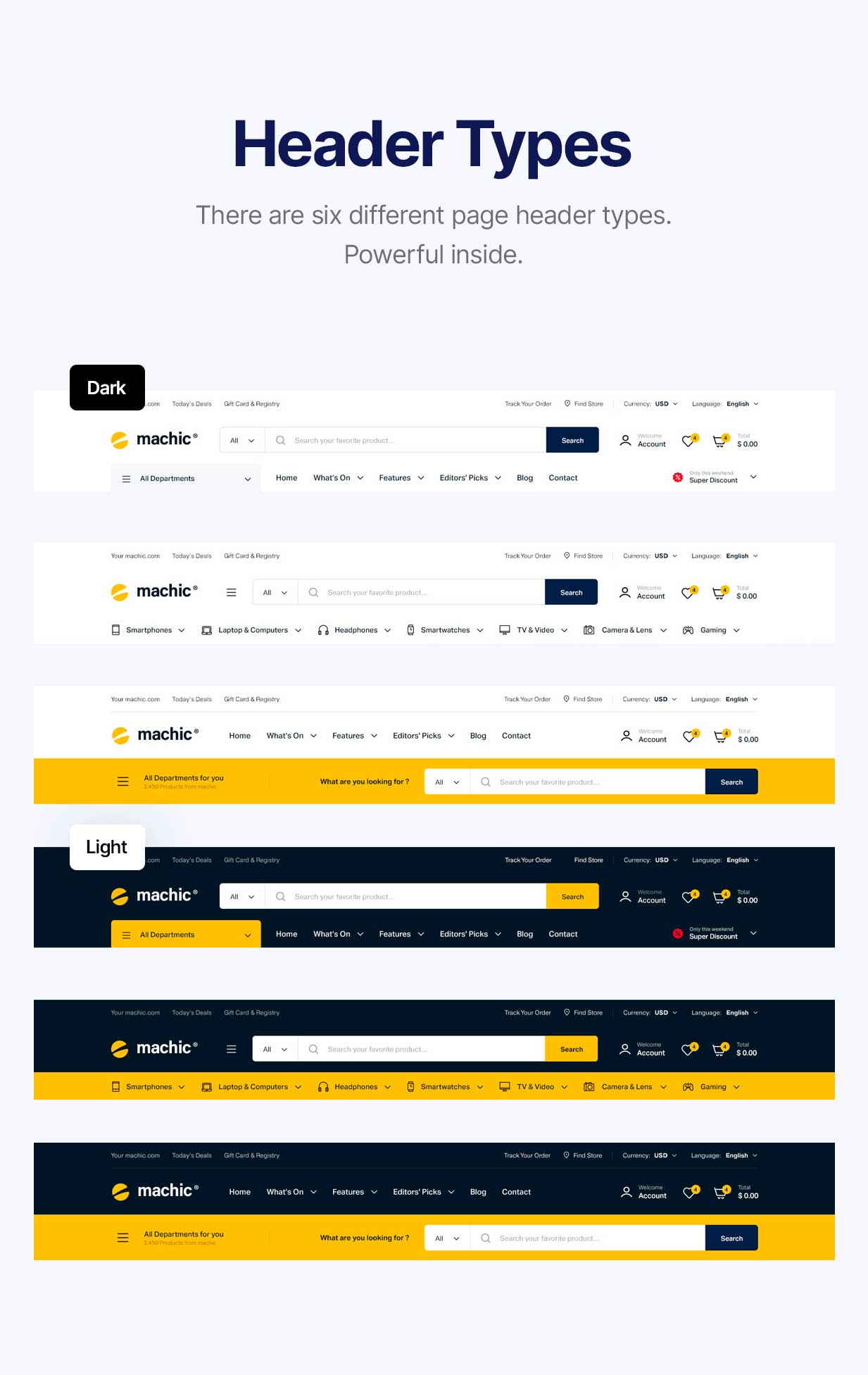 Machic v1.5.0 – WooCommerce电子商店主题插图(3)