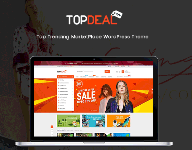 TopDeal v2.3.17破解版 – WordPress多供应商市场主题插图(1)