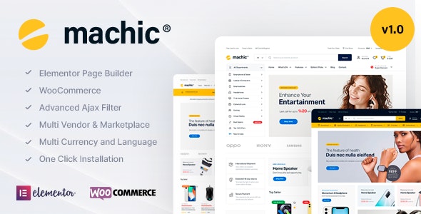 Machic v1.5.0 – WooCommerce电子商店主题