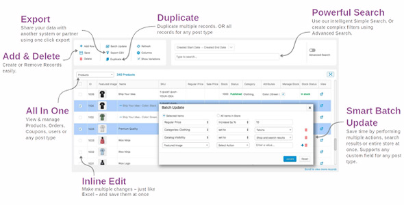StoreApps Smart Manager Pro v8.68.0(已汉化) – WooCommerce 产品管理的插件