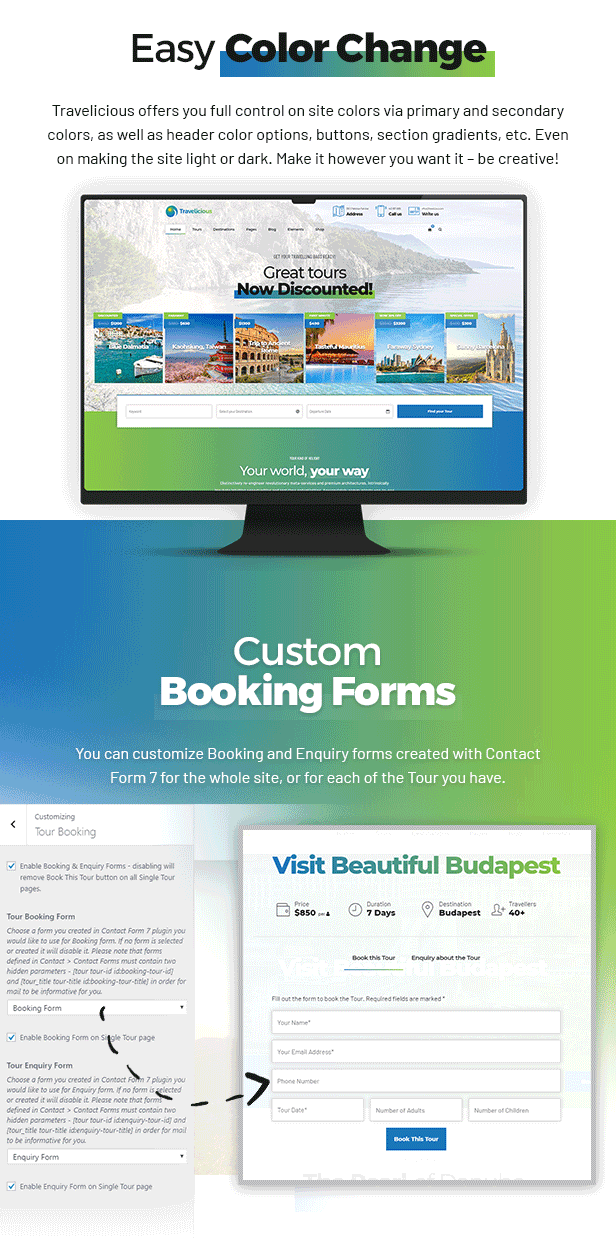 Travelicious v1.5.4 – WordPress旅行社主题插图(5)