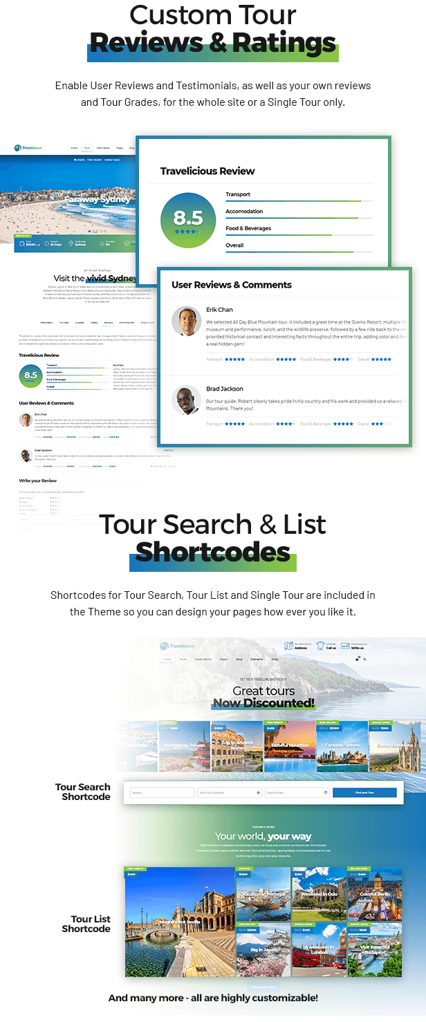 Travelicious v1.5.4 – WordPress旅行社主题插图(6)