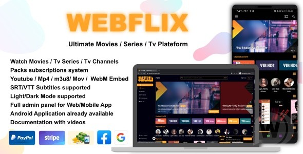 WebFlix v1.5 – 看电影/电视的源码插图