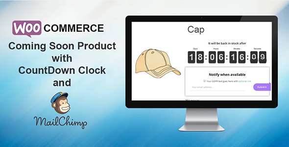 WooCommerce Coming Soon Product with Countdown v4.1 – WooCommerce产品发布倒计时插件插图