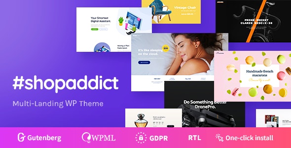 Shopaddict v1.0.7 – WordPress 登陆页面出售任何东西插图