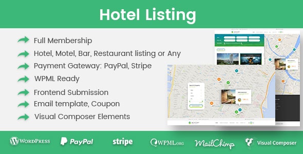 Hotel Listing v1.4.0 – WordPress酒店列表插件插图