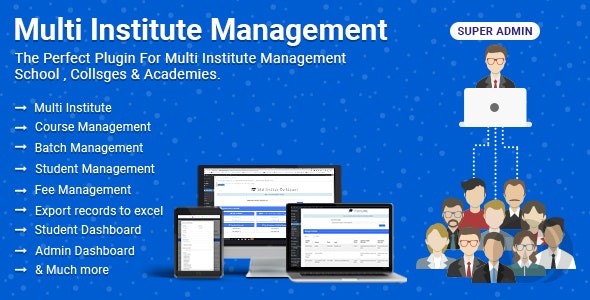 Multi Institute Management v8.1 – WordPress 多学院管理插件插图