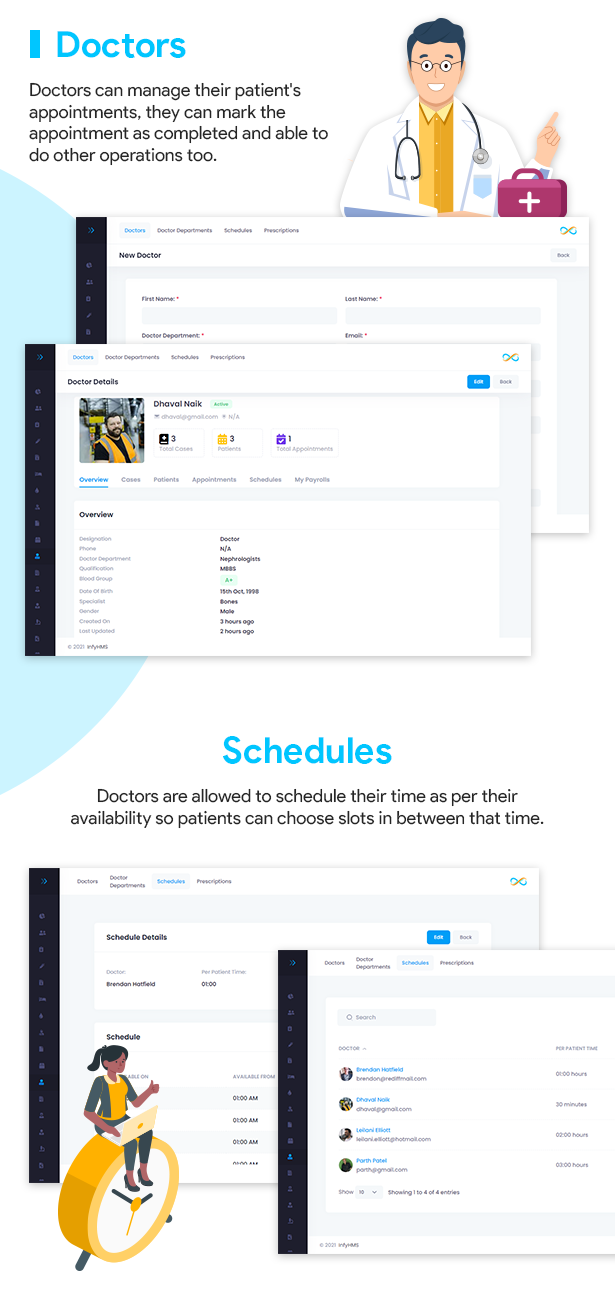 InfyHMS-Saas v5.8.0（已汉化） – Laravel 多医院管理系统插图(5)