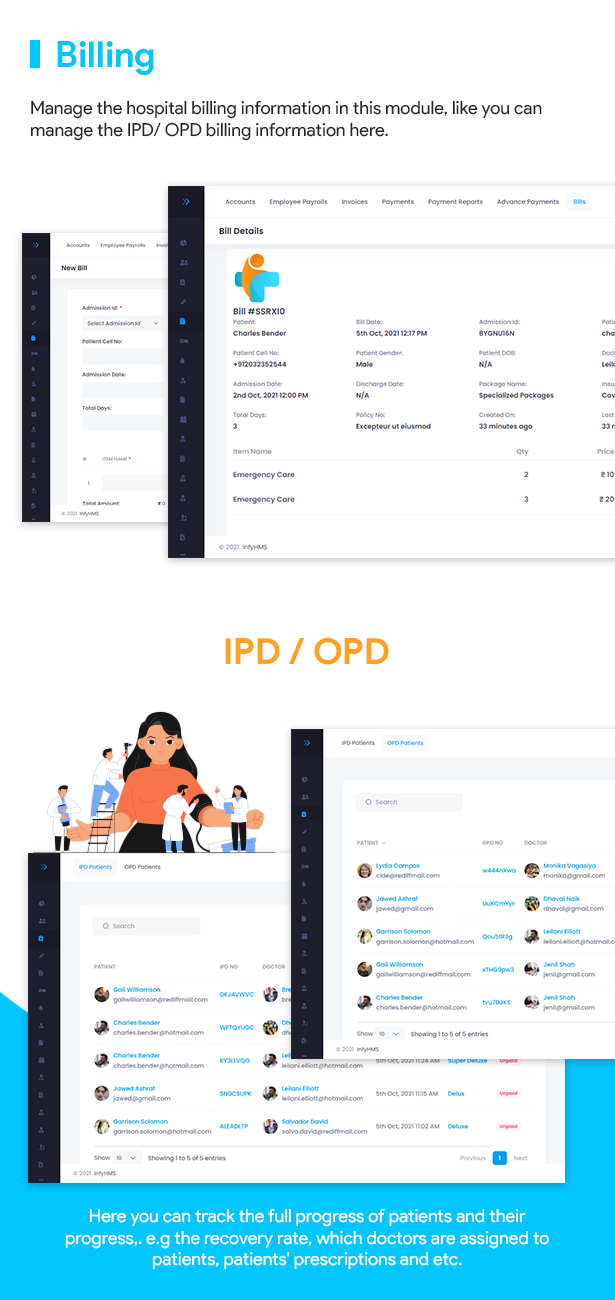 InfyHMS-Saas v5.8.0（已汉化） – Laravel 多医院管理系统插图(7)