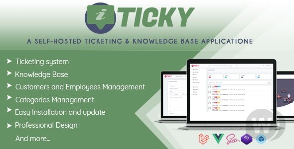 Ticky Helpdesk v1.7.0.9 – 票务系统和知识库插图