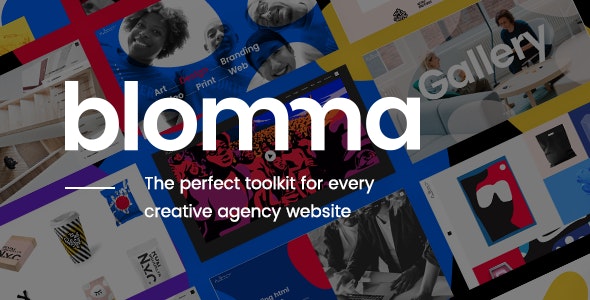 Blomma v1.5 – 创意代理组合 WordPress 主题插图