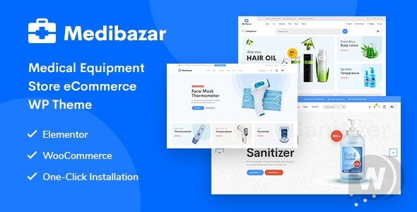 Medibazar v1.8.9 – WooCommerce 医疗主题插图