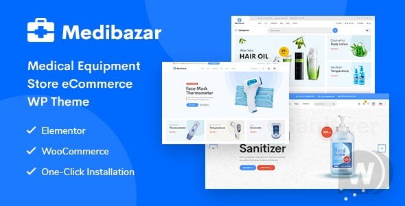 Medibazar v1.8.7 - WooCommerce 医疗主题插图