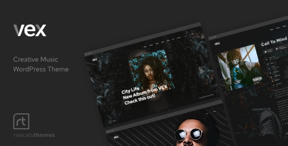 Vex v1.2.3 -  WordPress音乐主题插图