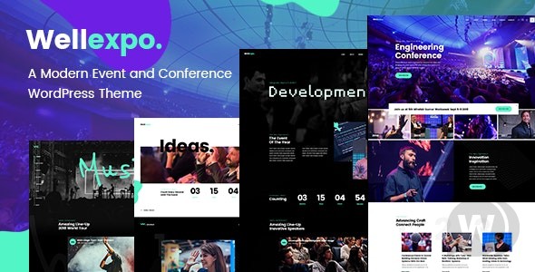 WellExpo v1.6 – WordPress 会议和活动模板插图