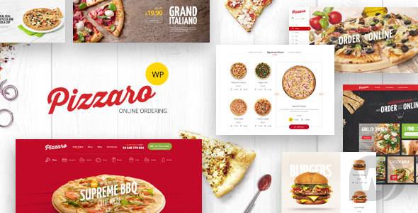 Pizzaro v1.3.12 – 快餐店的 WooCommerce 模板插图