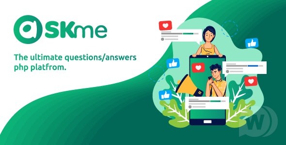 AskMe v1.2.1 – PHP 问题和答案的社交网络插图