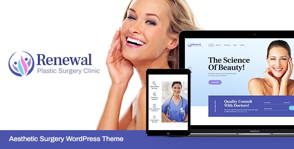 Renewal v1.0.8 – 整形外科诊所医疗 WordPress 主题插图