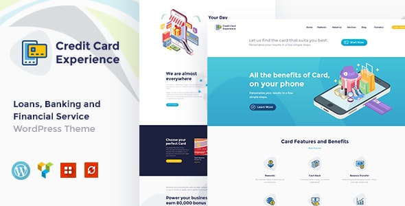 Credit Card Experience v1.2.10 – 信用卡公司主题插图