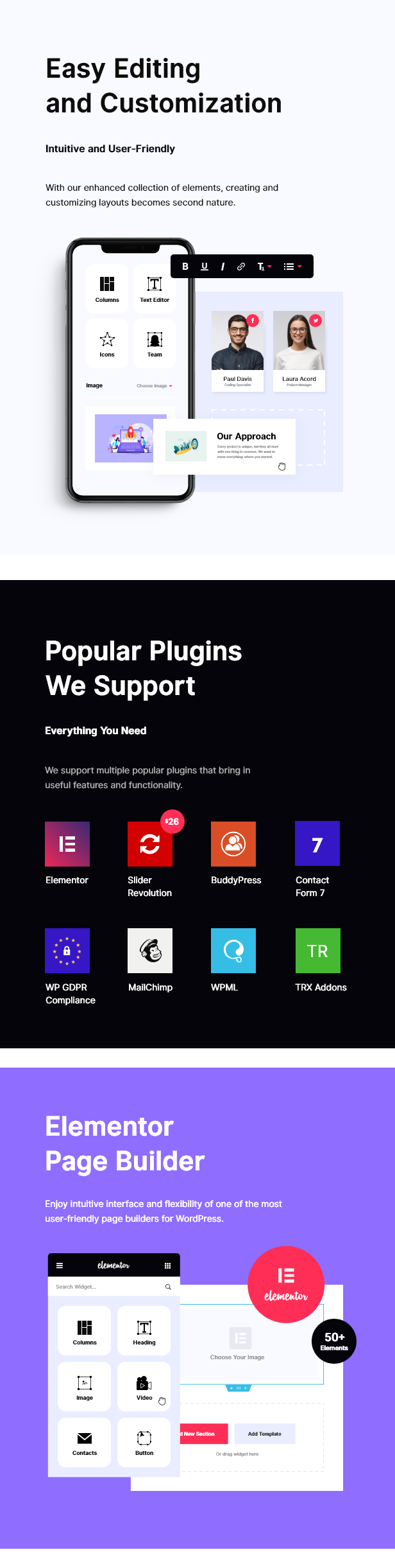 Panda v1.18 – 创意营销机构和 SEO WordPress 主题插图(3)