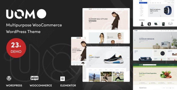 Uomo v2.0.26 – 多用途 WooCommerce WordPress 主题插图