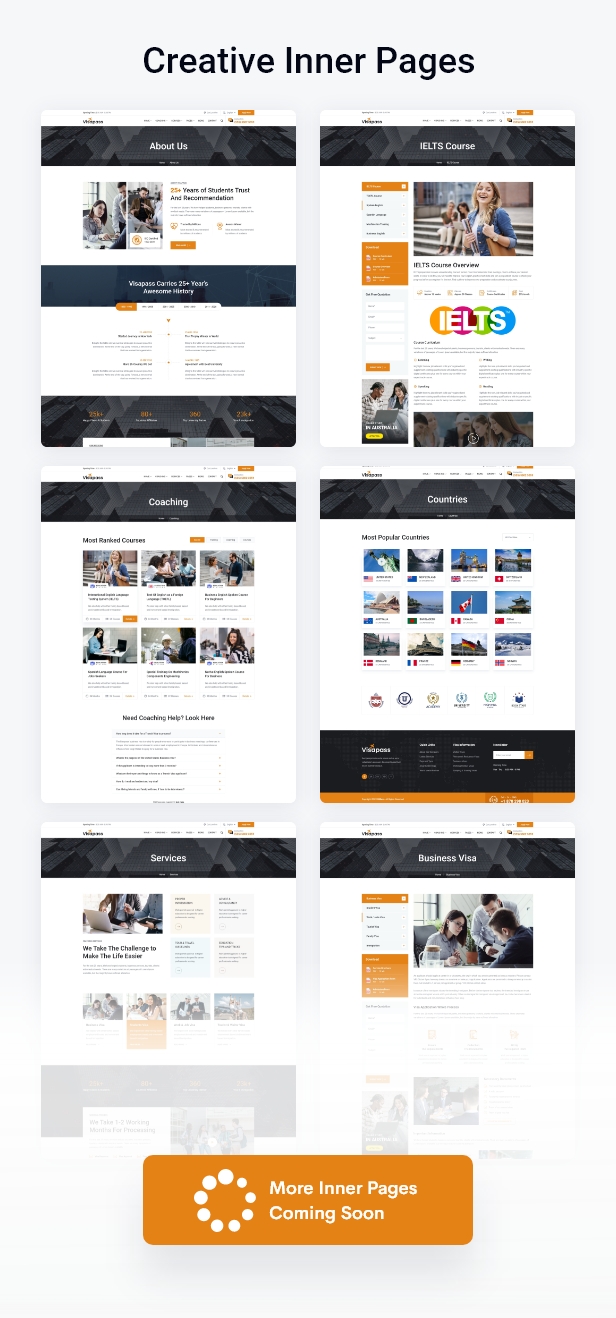 Visapass v1.0.1 – WordPress移民咨询主题插图(3)