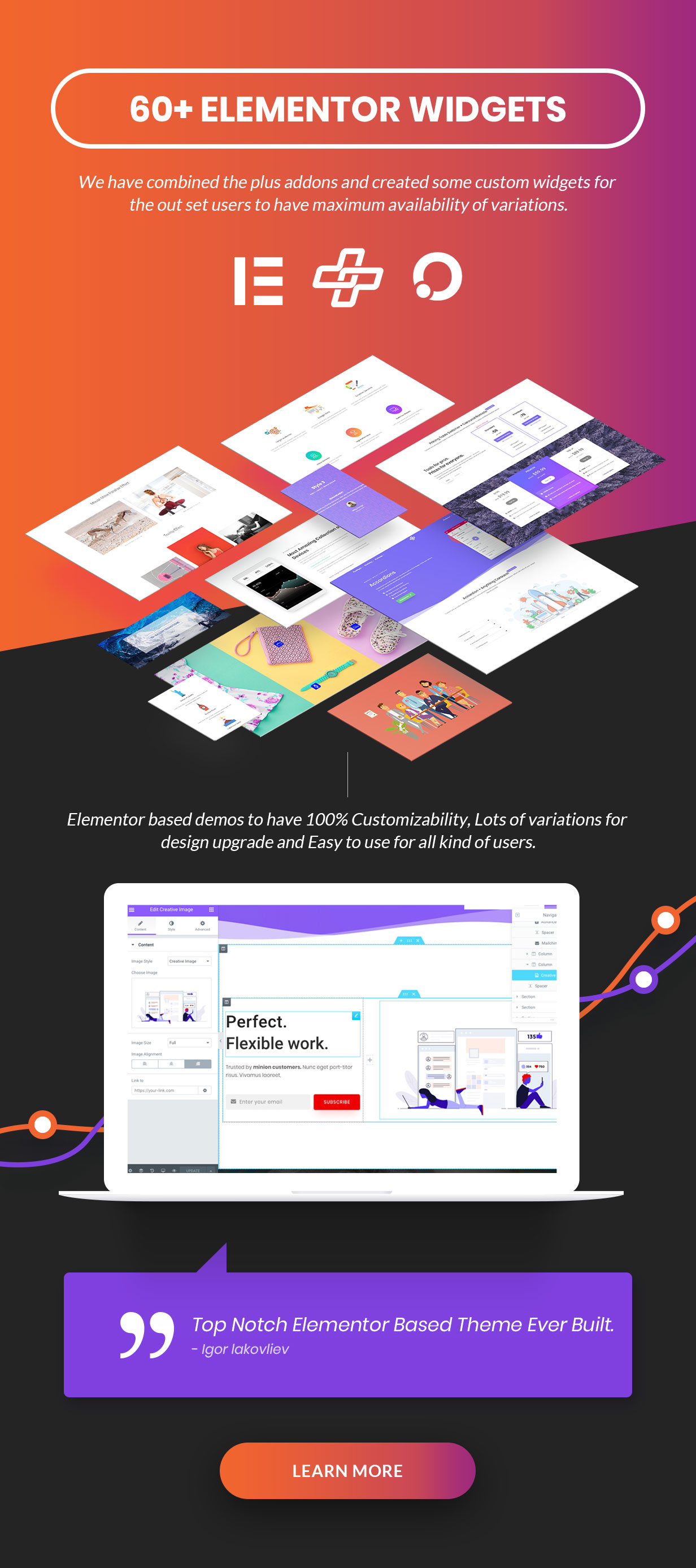 The Outset v1.2.1 – 用于 Saas 和 Startup 的多用途 WordPress 主题插图(6)