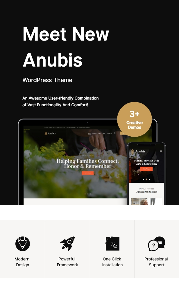 Anubis v1.10 – WordPress殡葬服务主题插图(1)
