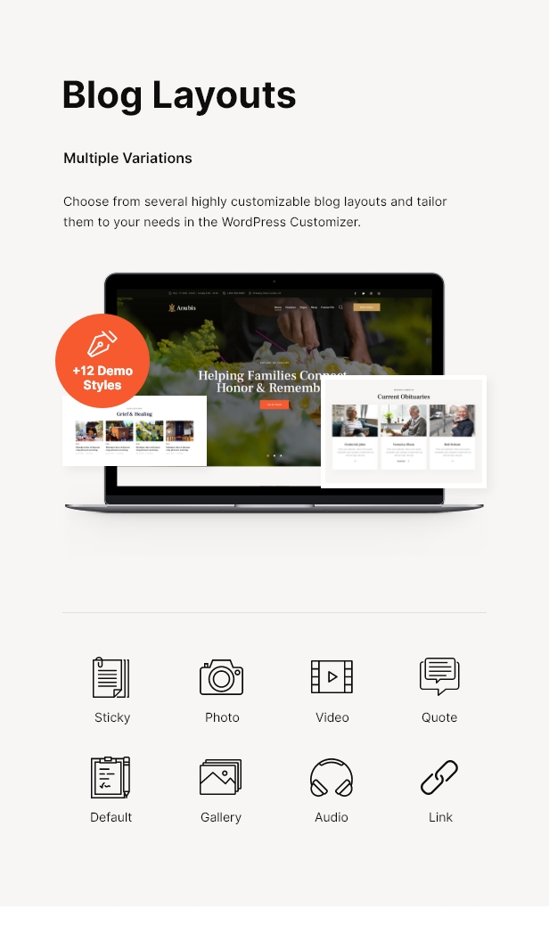 Anubis v1.10 – WordPress殡葬服务主题插图(4)