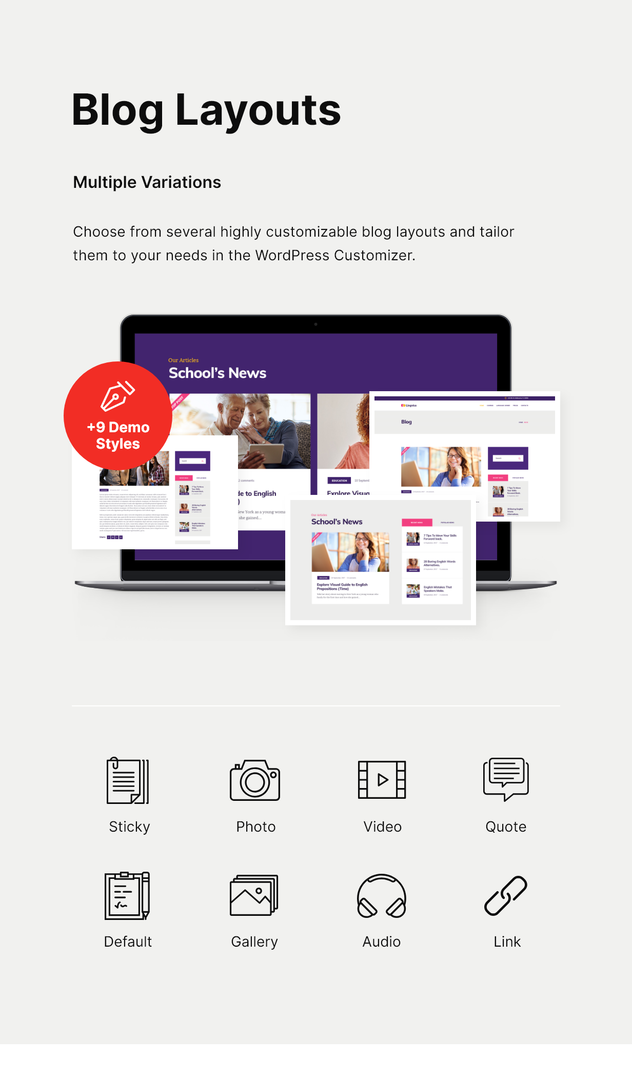 Lingvico v1.0.13 –  WordPress语言中心和培训课程主题插图(4)