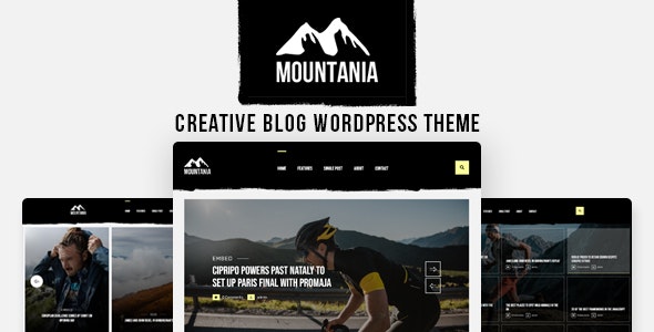 Mountania v1.0 – 创意博客 WordPress 主题插图