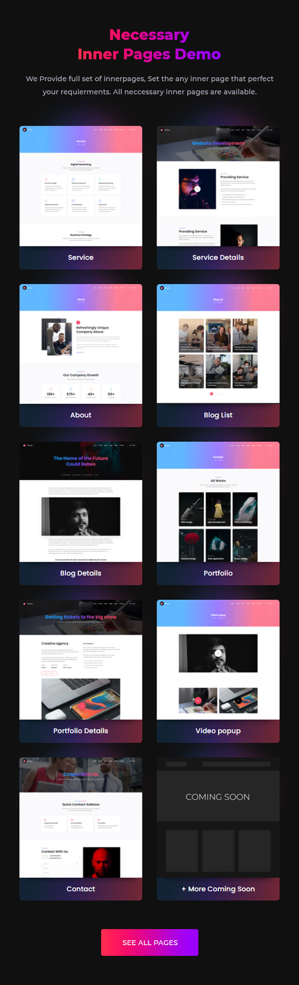 Imroz v1.5.0 – 代理和投资组合主题插图(3)