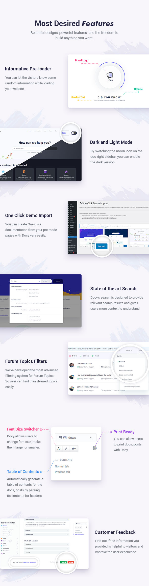 Docy v3.5.1（已汉化） – WordPress文档和知识库帮助论坛主题插图(2)
