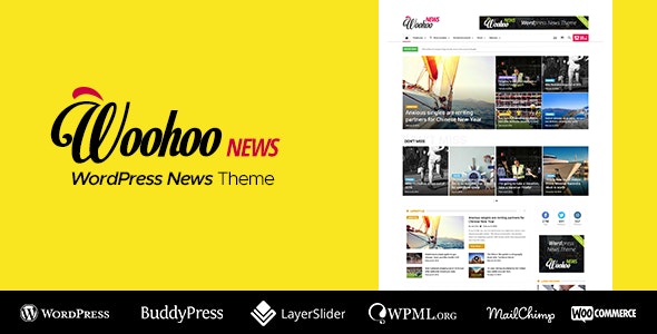 WOOHOO V2.5.4 – WordPress 新闻和杂志多概念网站主题插图