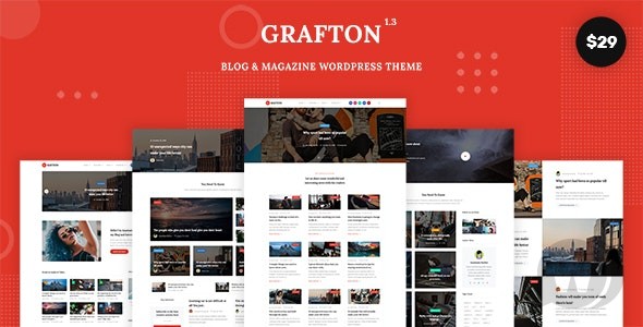 Grafton v1.6 – 博客的 WordPress 主题插图
