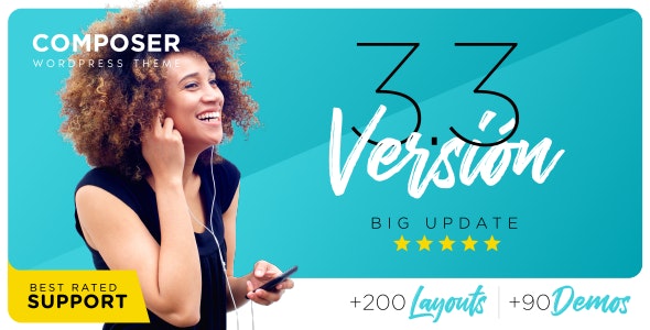 Composer v3.5.4 – 响应式多功能主题插图