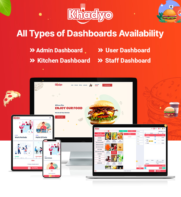 Khadyo Restaurant Software v4.1.0 – 带 POS 的在线食品订购网站插图(1)