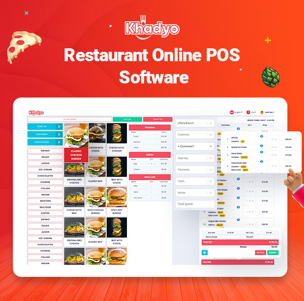 Khadyo Restaurant Software v4.1.0 – 带 POS 的在线食品订购网站插图(2)